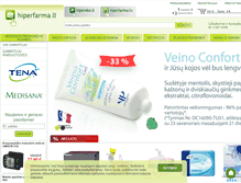 Tablet Screenshot of hiperfarma.lt